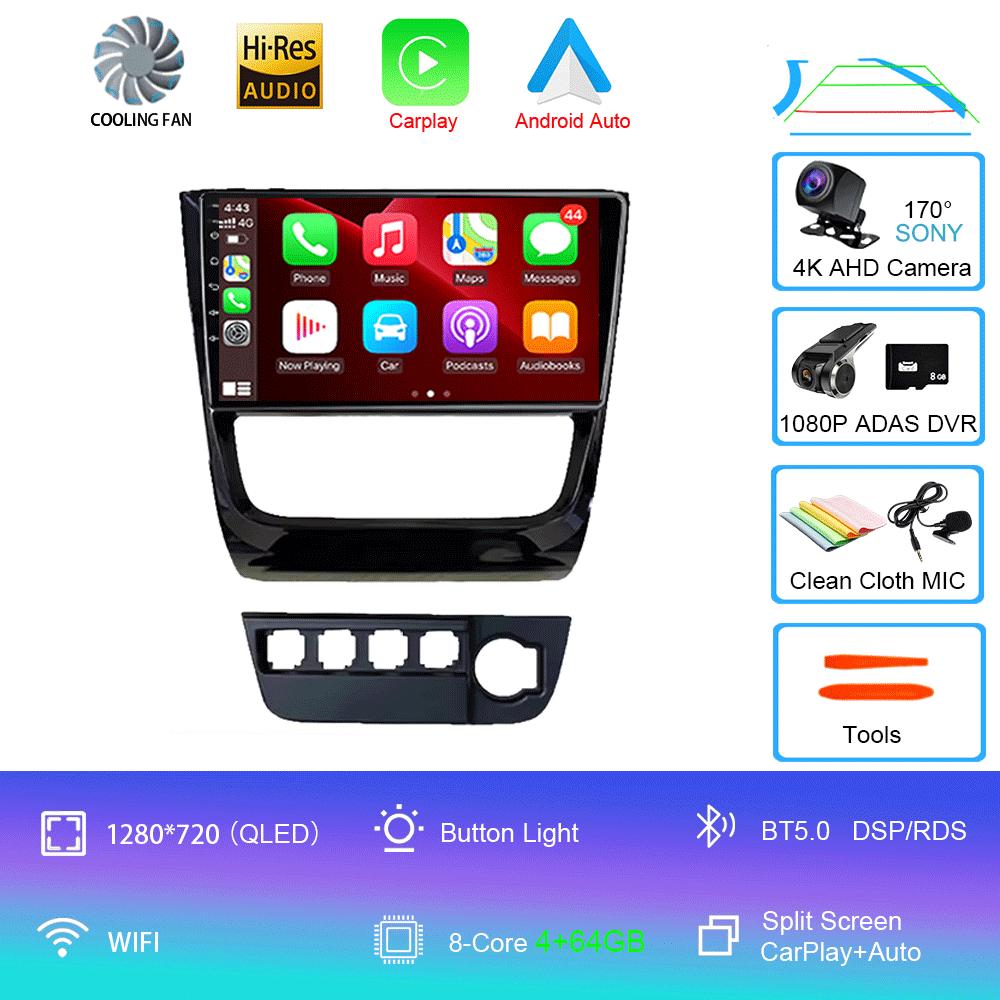 Автомобильное радио Android 14 для Volkswagen Golf GC 2010-2019 Мультимедийный проигрыватель Carplay GPS Навигация 4G WIFI Авто Стерео DSP IPS Экран