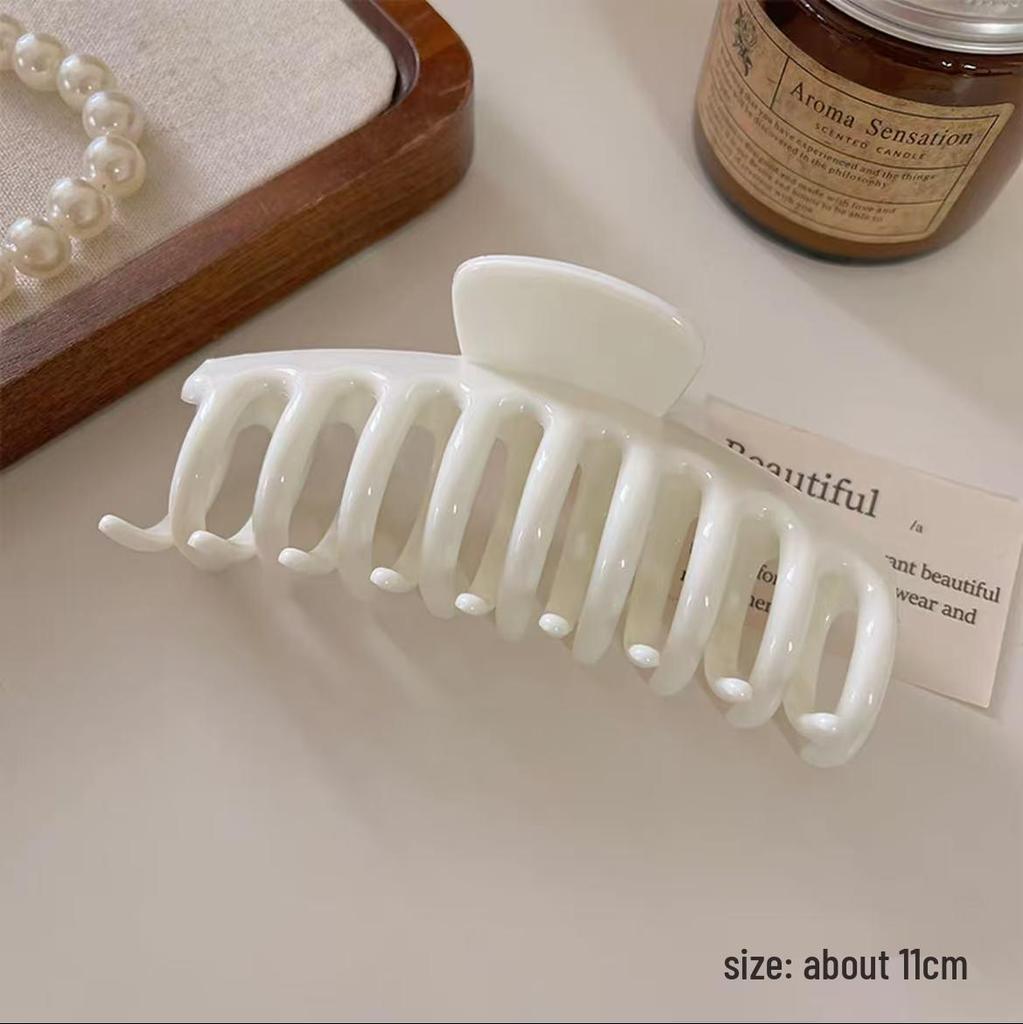 Soft Silicone Shark Hair Clip: Anti-collision, Anti-fall, Durable Protection for Back of Head