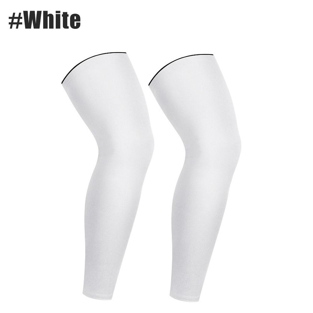 1 пара спортивных компрессионных рукавов для ног, длинные рукава для ног, спортивные велосипедные рукава для ног для мужчин, женщин, колен, бедер, икр, бега
