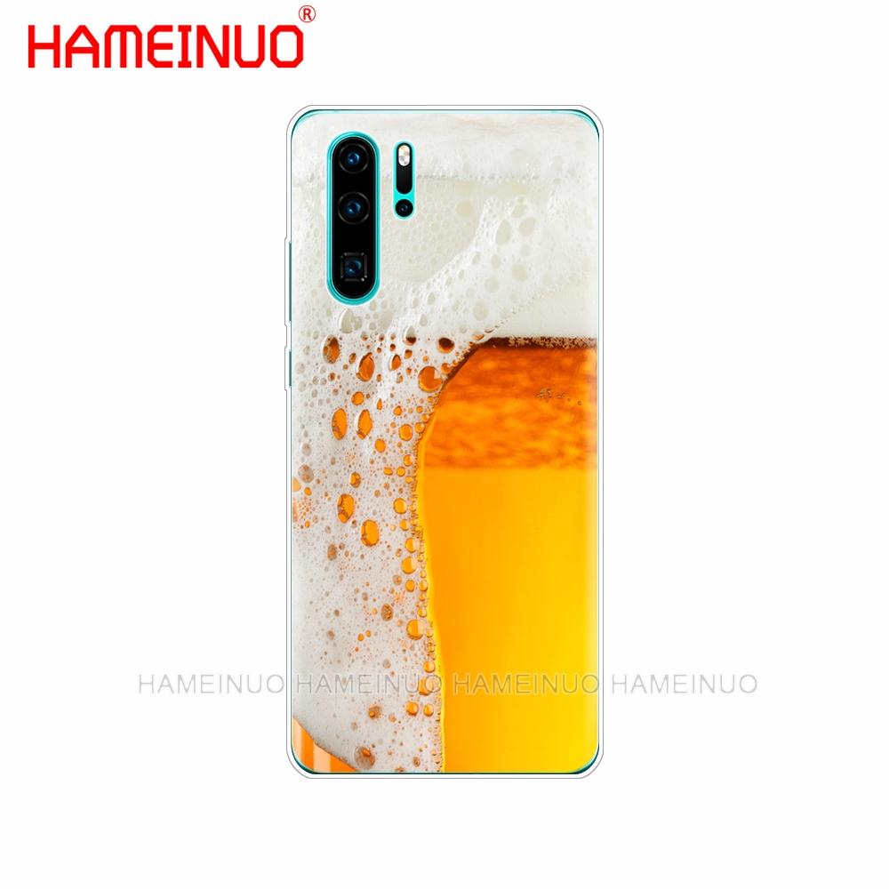 Силиконовый чехол для телефона huawei P30 PRO LITE P SMART 2019 plus p smart Z p20 lite 2019 Beer A Glass of Beer Summer Cocktai