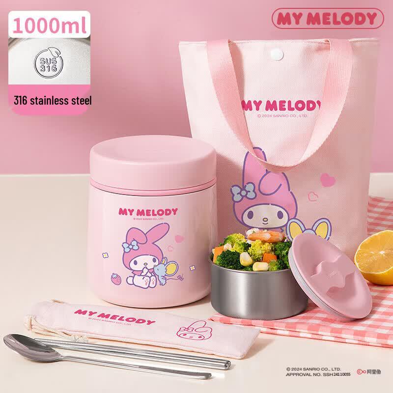 Taifook Sanrio Мелоди Термоланч-бокс из нержавеющей стали 316