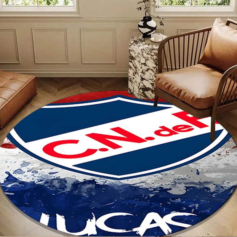 Montevideo Shield Emblem Round mat, Anti-slip Circle Carpet Chair rug For livingroom,Bedroom, doormat home decor Gift Christmas Gifts