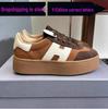 Женские кеды Hogan из натуральной кожи с цветовыми блоками, вдохновленные Тань Цзяньци - Белые печенье, повседневная обувь на шнуровке
