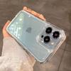 Прозрачный Космический Чехол Подходит для IPhone16pro Защитный Чехол Apple 17Air Чехол для Мобильного Телефона 15 Мягкий Чехол 14 Простой