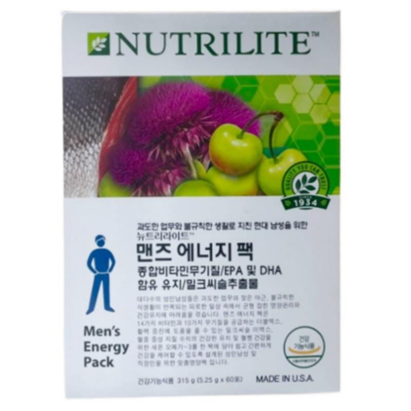 Nutrilite Men's Energy Pack Vitamins, 246g, 1 pack
