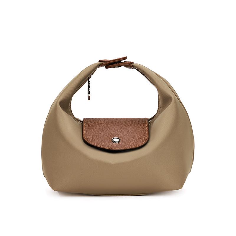 Women's Versatile Waterproof Nylon Lunch Bag - Dumpling Style Canvas with Niche Design
