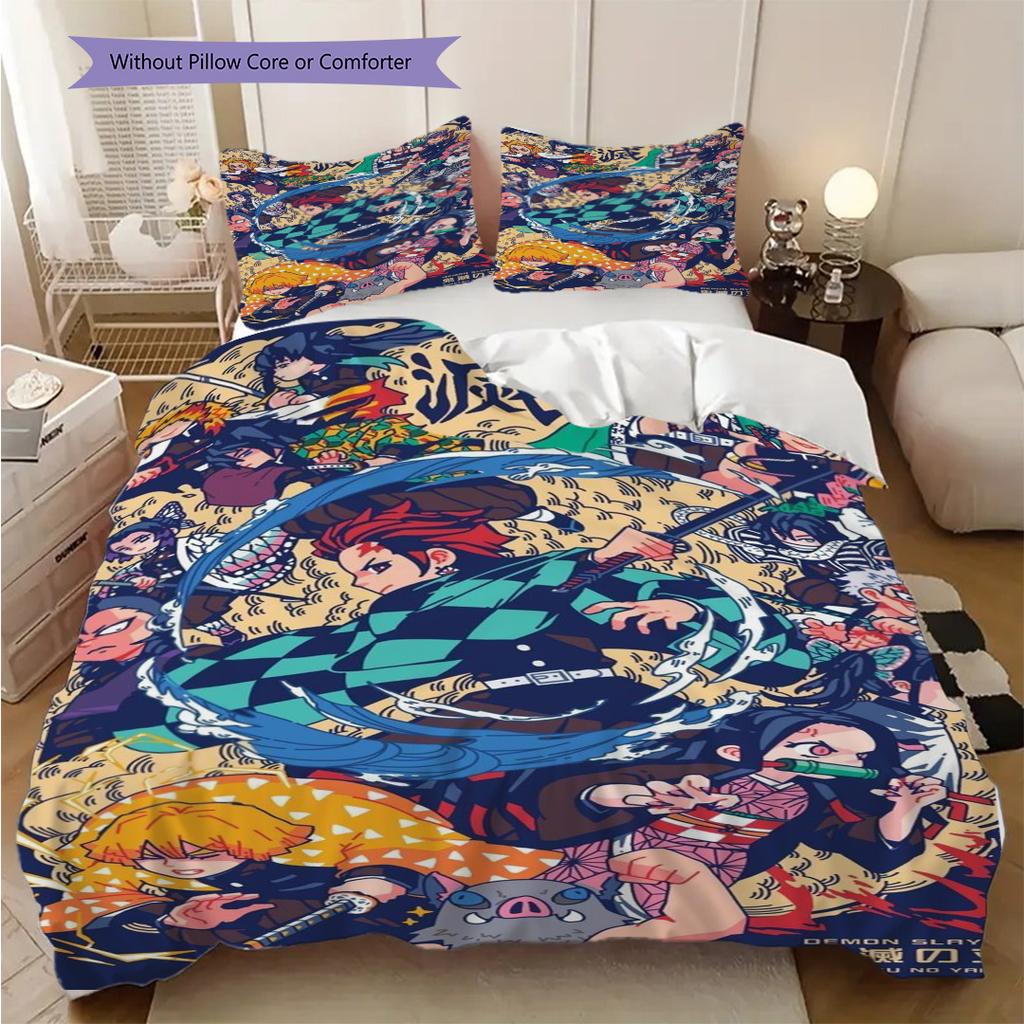 Fantasy Heroes Visual Symphony Color Legend Threepiece Set 1 Duvet Cover 2 Pillowcase Without Core Soft And Comfortable