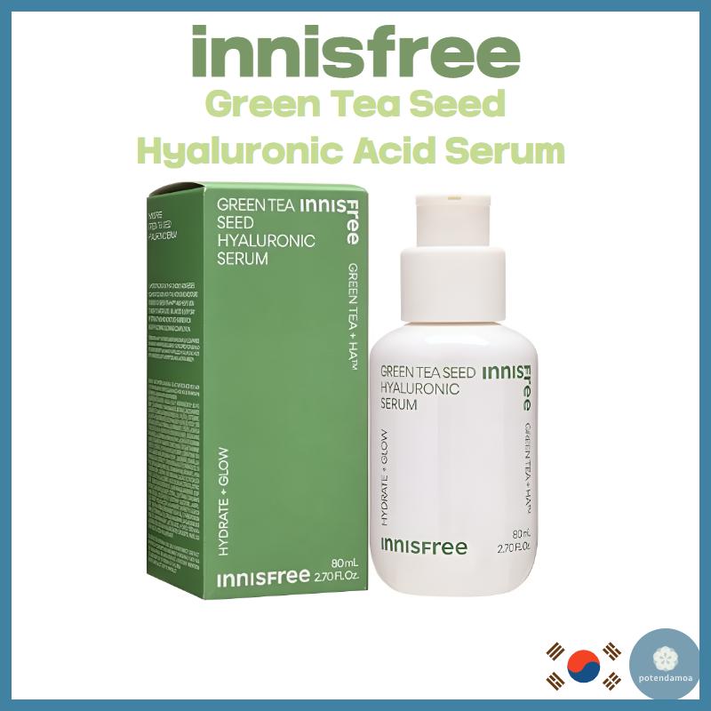Innisfree Сыворотка с гиалуроновой кислотой из семян зеленого чая 80 мл