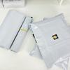 Пластиковый толстый почтовый пакет для отправки одежды малым бизнесом, экспресс-упаковка, почтовый конверт, белый цвет, оптом, 20x30 см