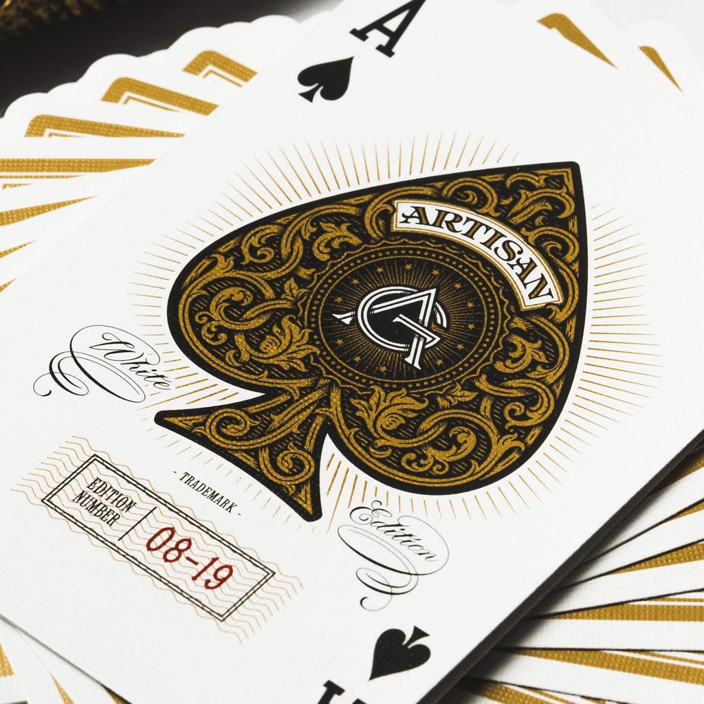 Колода игральных карт Theory11 Artisan (Ремесленник) (белый)