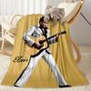 Elvis Presley Performance Blanket Durable Comfort Great for Chair Sofa Livingroom Four Seasons Universal Playful Design Gifts For Family Or Friends