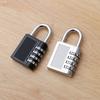 Door Padlock 4 Digit Combination Anti-theft Zinc Alloy High Hardness Multipurpose Number Code Lock for Gym Warehouse Dormitory