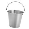   Stainless Steel Pails Small Ice Bucket with Handle for Beverage Wine French Fries Chicken   Home   Parties Use