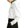 Dickies Повседневная укороченная толстовка с капюшоном и длинным рукавом для женщин Белая DK012326-C4D