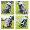 Universal Baby Stroller Rain Guard Clear EVA Pram Shade Easy Folding Cart Protector Case Cover for Travel Shopping
