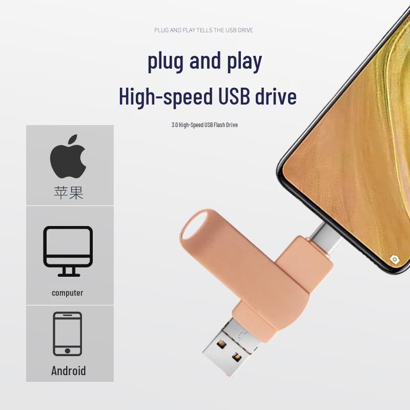 OLOEY USB 3.0 флеш-накопитель 4-в-1 с двумя портами