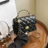 Rhombus Chain Bag Women's New Summer Versatile Shoulder Messenger Bag Casual Niche Small Square Bag