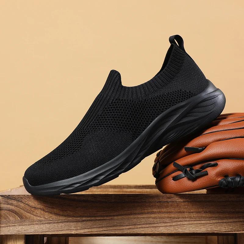 Men's Running Shoes 2025 New Breathable Mesh Sports Shoes Men's Classic Casual Comfortable Walking Non Slip Outdoor Casual Shoes