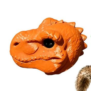 Голова Динозавра Белка Кормушка Забавная Подвесная T-Rex Белка Кормушки Для Улицы Заднего Двора Патио Сада Наружный Двор Декор Коробка