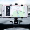 Автомобильный держатель для телефона с вращением на 360 градусов, складное крепление для телефона на приборную панель, регулируемая многофункциональная подставка для телефона для солнцезащитного козырька, зеркала заднего вида