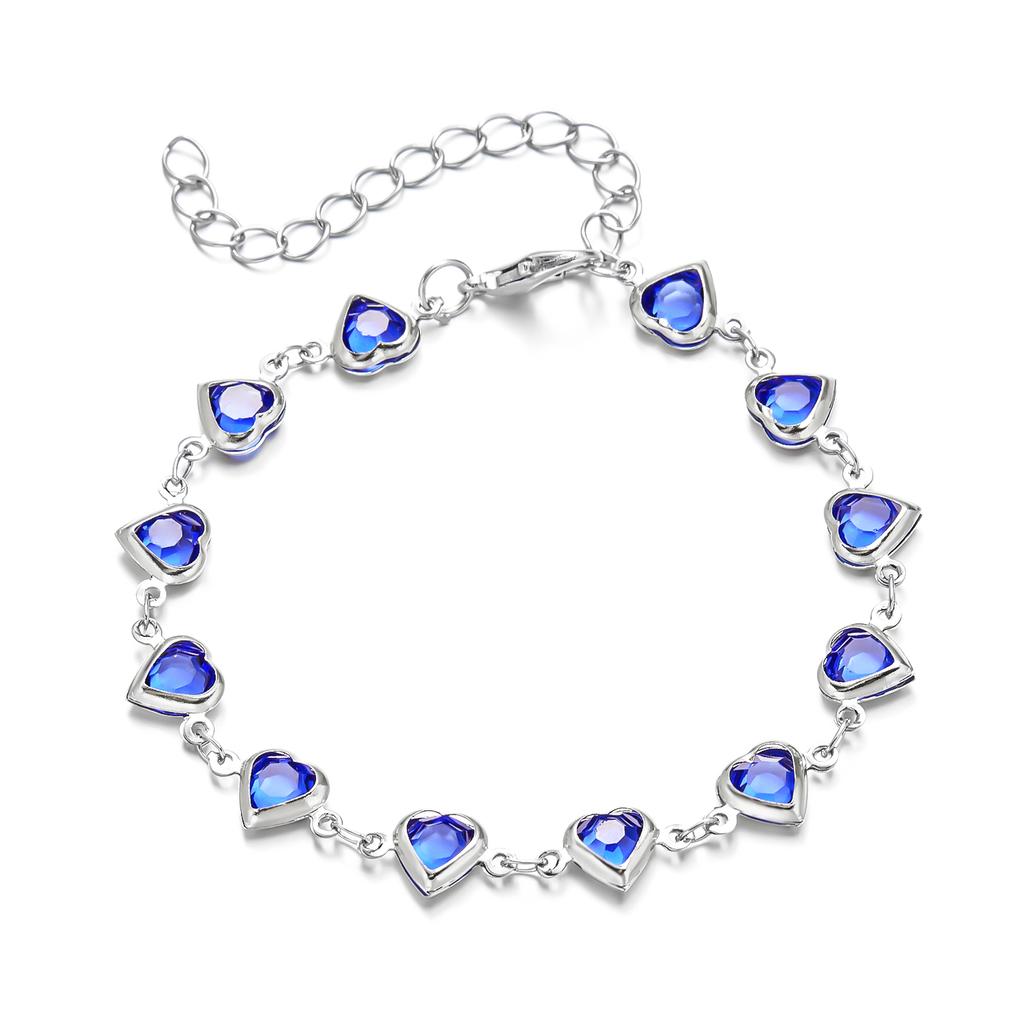 Women Multicolor Daisy Butterfly Pearl Heart Bracelet Adjustable Bangle Party Jewelry Gift