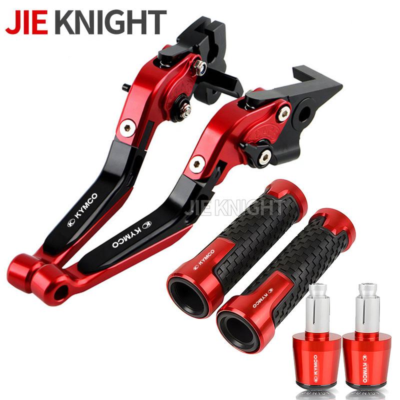 Moto Brake Clutch Lever Folding Handle Hand Grips Set For KYMCO DOWNTOWN XCITING K-XCT CK250T 300 CK300T ABS 400 500RI S400