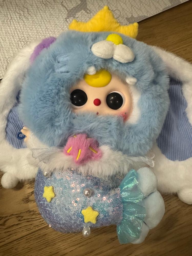 Оригинал В наличии Малыш Три Сингапурская Лимитированная 400% Плюшевая Слепая Коробка Милая Настольная Кукла Украшение Подарок на День Рождения