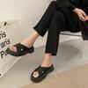 2025 New Gladiator Summer Sandalias Fashion Platform Shoes Woman Flats Elegant Open Toe Slippers Comfort Beach Slides Women Shoe