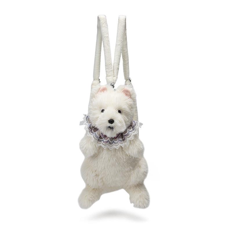 Плюшевый рюкзак-кошка для девочек и женщин с местом для хранения для повседневного использования