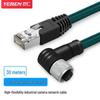 Промышленный кабель для датчика камеры M12 на RJ45