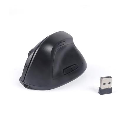 Вертикальная Bluetooth 6 Мышь, Совместимая с Windows и Microsoft Surface, Черная, Беспроводная, & 2,4G, USB, 3-Режимная, Вертикальная, Тихая, Кнопки, Оптическая,