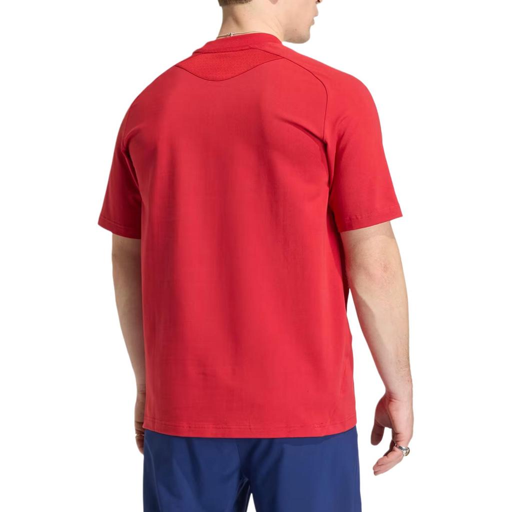 Men's Adidas Spain T Shirts Men's Team Power Red 2 Crew Neck