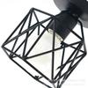 New Industrial Ceiling Lamp Shade Fixture  Hallway Entrance Aisle Porch Square  Iron Chandelier Pendant Light WY507