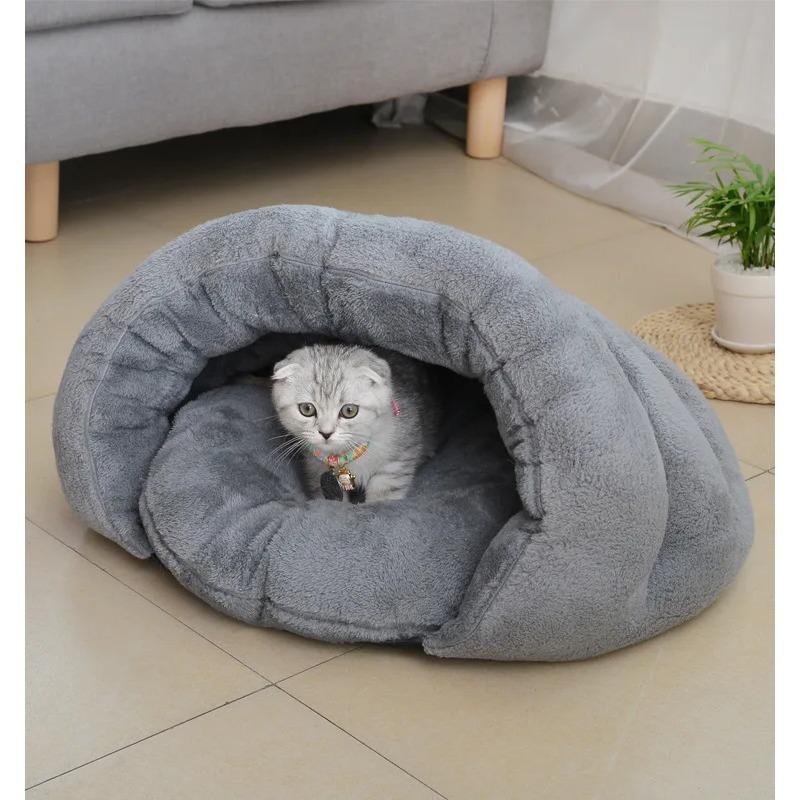 Кровать для домашних животных, мягкое гнездо, питомник для собак, мягкая подушка, питомник для щенков, моющийся плюшевый коврик для кошек, теплое спальное одеяло, товары для кошек