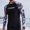 Мужской водолазный костюм, купальник, быстросохнущий купальник с длинными рукавами