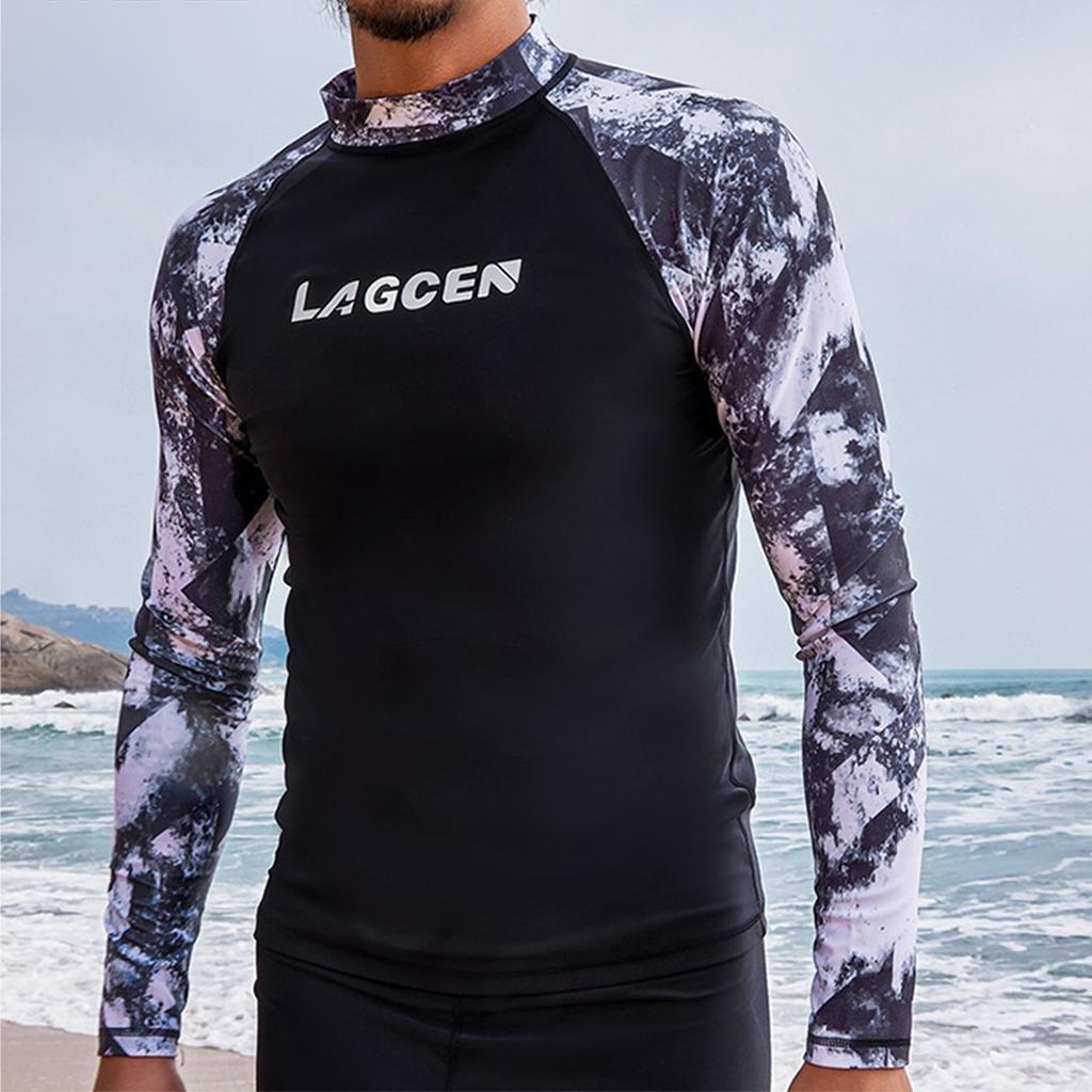 Мужской водолазный костюм, купальник, быстросохнущий купальник с длинными рукавами