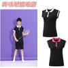 Womens Badminton Shirt With Fly Sleeve Quick-Dry Lightweight Sport Top Training Competition