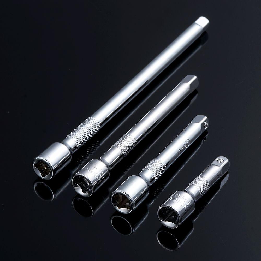 Hand Tool Long Shaft Wrench Improved Extender Extension Bar 1/4" Shank Drive Ratchet Socket