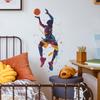 Креативные баскетболисты фон украшения украшения настенные наклейки