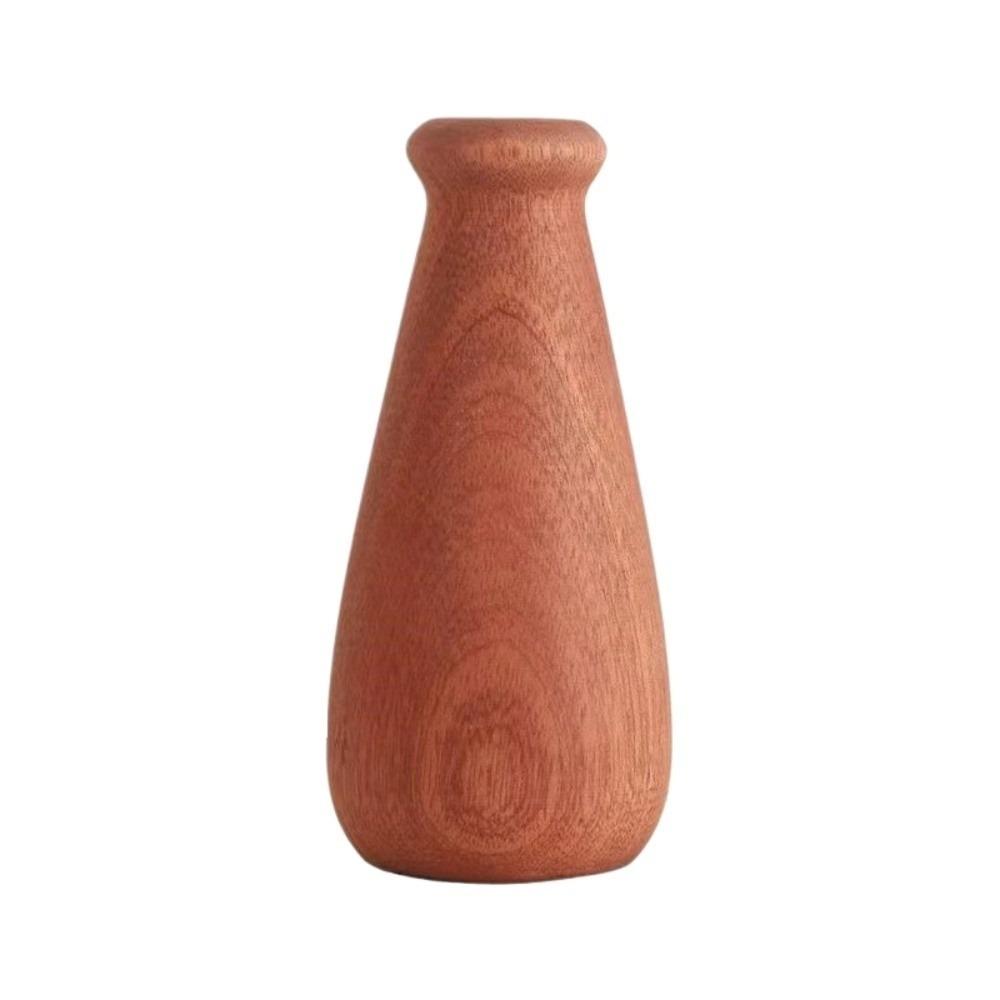 Minimalism Flowerpot Floral Arrangement Tabletop Decor Simple Wooden Vase Home Decor