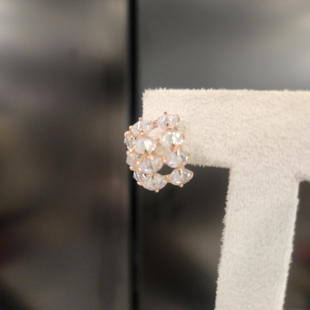 ARTRIA Round Square Ball E Earrings CHERET0031PKF