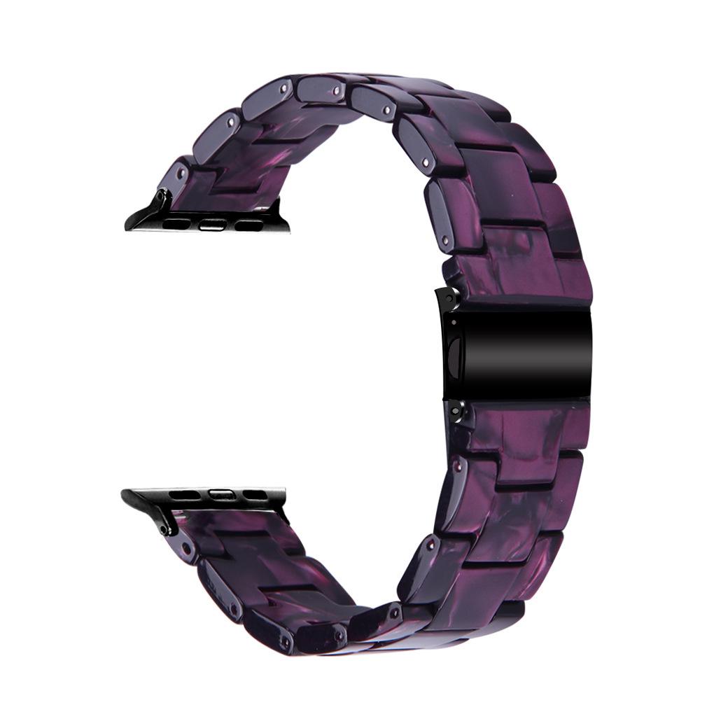 "Compatible Resin & Rubber Strap for Apple Watch 42mm/46mm"