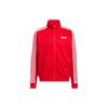 Select Logo Print Stripe Zip-Up Collar Quick-Dry Sports Jacket Men Jacket Light-Crimson IC2414