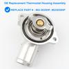 Upgrade Aluminium Thermostat Housing Assembly, Replace 902-3035HP, 9023035HP Compatible With Chrysler Dodge 3.6 3.6L - 2011- Chrysler 300, 2011-