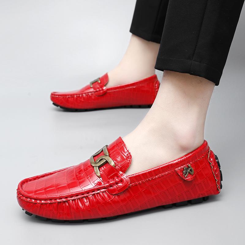 Женские удобные туфли на плоской подошве, мужские мокасины, лоферы, туфли для вождения, повседневные, без застежек, унисекс, большие размеры, фиолетовые, черные, зеленые, синие, кожаные туфли