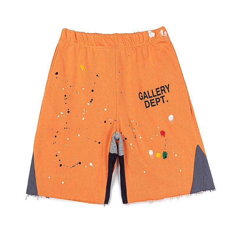 Vintage Streetwear Drawstring Waist Straight Leg Cotton Jogger Pants Men Women Hand-Painted Graffiti Print Lightweight