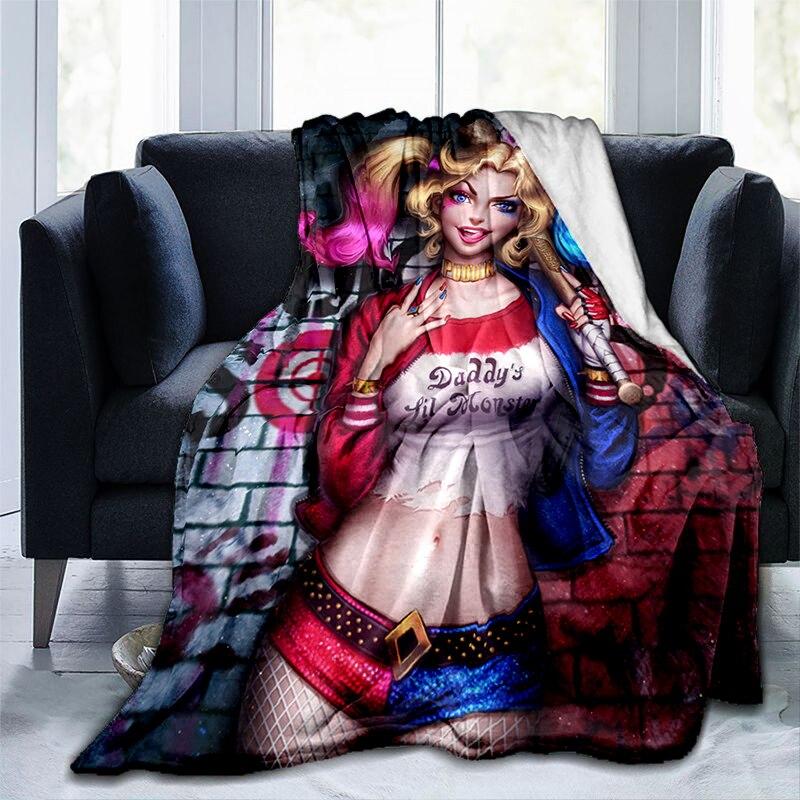 Hot Body Anime Sexy Girl Modern Blanket Flannel Soft Plush Sofa Bed Throwing Cartoon Blankets for Beds Gifts Dropshipping