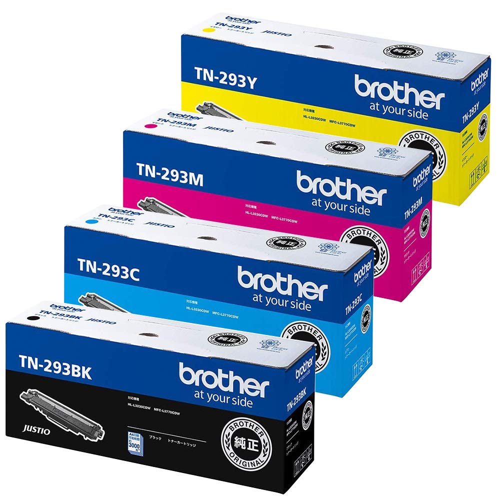 Оригинальный набор тонер-картриджей Brother для и TN-293BK / TN-293C / TN-293M / TN-293Y 4 цвета HL-L3230CDW MFC-L3770CDW