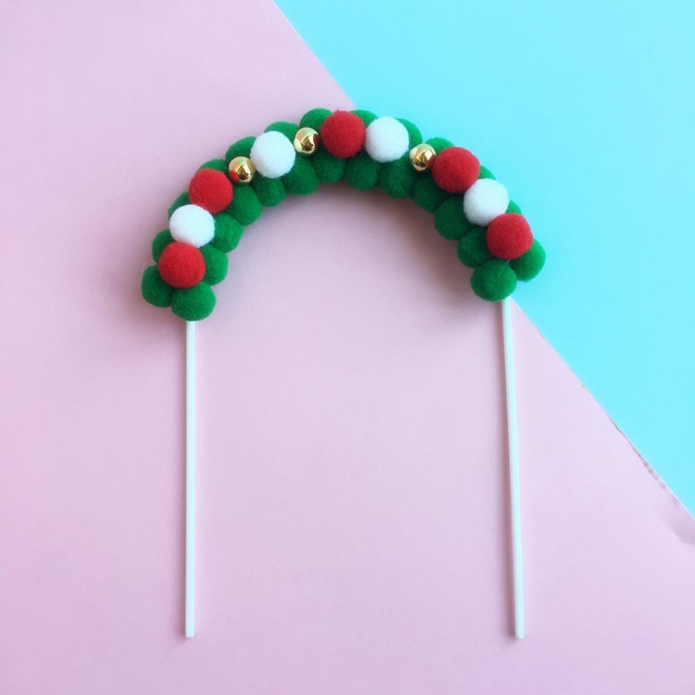 1 шт. Золотая бусина арка меховой шар подвеска мягкий помпон облако праздничные принадлежности выпечка вставка открытка сделай сам торт