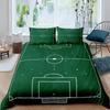 American Football Duvet Cover Set Full Size Sports Games Bedding Set Soccer Rugby Field Comforter Cover for Boys Quilt Cover Set